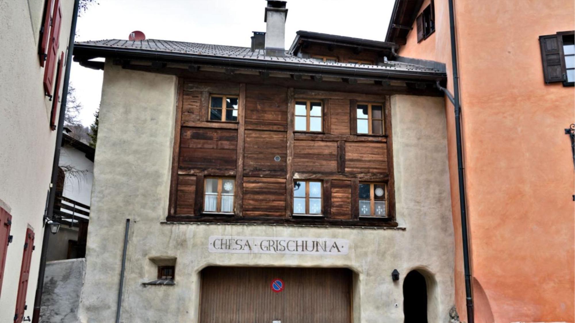 Chesa Grischuna - Madulain Bagian luar foto